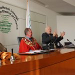 Mayoral Reception at the Council Chamber to Limerick Literary Icons Mae Leonard, Maureen Sparling and Malachy McCourt. Picture: Bruna Vaz Mattos/ ilovelimerick