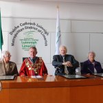 Mayoral Reception at the Council Chamber to Limerick Literary Icons Mae Leonard, Maureen Sparling and Malachy McCourt. Picture: Bruna Vaz Mattos/ ilovelimerick