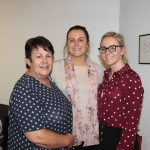 Jackie Delahunty, Laura Nevin and Elaine Crowe at the Mayoral Reception hosted by Municipal Mayor Daniel Butler in Council Chamber, Merchant Quay, Limerick for Cliona's Foundation for their work in supporting families of children who are critically or terminally ill. Picture: Conor Owens/ilovelimerick.