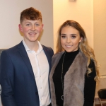 Alan McGrath and Kirsty O'Callaghan at the Mayoral Reception hosted by Municipal Mayor Daniel Butler in Council Chamber, Merchant Quay, Limerick for Cliona's Foundation for their work in supporting families of children who are critically or terminally ill. Picture: Conor Owens/ilovelimerick.