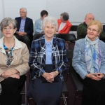 Pictured at the Mayoral Reception for Sr Helen Culhane, Emma Langford and Dr Jennifer McMahon in the Limerick City Chambers are Sr Delia O'Connor, Sr Josepha O'Shea and Sr Maura Flanagan. Picture: Conor Owens/ilovelimerick.