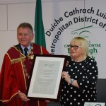 Mayor Michael Sheahan held a reception on January 24, 2020, at the council chambers in Limerick City Hall, for Anne Boland, Pat Lysaght and Helen O’Donnell in honour of their contributions to the people of Limerick. Picture: Bruna Vaz Mattos/ilovelimerick.