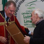 Mayor Michael Sheahan held a reception on January 24, 2020, at the council chambers in Limerick City Hall, for Anne Boland, Pat Lysaght and Helen O’Donnell in honour of their contributions to the people of Limerick. Picture: Bruna Vaz Mattos/ilovelimerick.