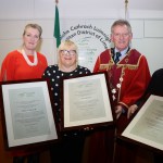 Mayor Michael Sheahan held a reception on January 24, 2020, at the council chambers in Limerick City Hall, for Anne Boland, Pat Lysaght and Helen O’Donnell in honour of their contributions to the people of Limerick. Picture: Bruna Vaz Mattos/ilovelimerick.