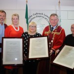 Mayor Michael Sheahan held a reception on January 24, 2020, at the council chambers in Limerick City Hall, for Anne Boland, Pat Lysaght and Helen O’Donnell in honour of their contributions to the people of Limerick. Picture: Bruna Vaz Mattos/ilovelimerick.