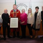 Mayor Michael Sheahan held a reception on January 24, 2020, at the council chambers in Limerick City Hall, for Anne Boland, Pat Lysaght and Helen O’Donnell in honour of their contributions to the people of Limerick. Picture: Bruna Vaz Mattos/ilovelimerick.