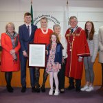 Mayor Michael Sheahan held a reception on January 24, 2020, at the council chambers in Limerick City Hall, for Anne Boland, Pat Lysaght and Helen O’Donnell in honour of their contributions to the people of Limerick. Picture: Bruna Vaz Mattos/ilovelimerick.