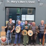 Pictured at the St. Mary's Men's Shed on Nicholas St are Liam Moloney, Ardnacrusha, Seamus Scott, Men's Shed representitive, Aaron Mason, St Patrick's Rd, Ger Mason, St Patrick's Rd and Ger Ryan, St Mary park. Picture: Conor Owens/ilovelimerick.