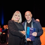 No Repro FeePictured at the Mary Immaculate College Awards Ceremony was Donal McCarthy, from Old Cork Road, Limerick, who was one of six students to be awarded with a 1916 Bursary.
The 1916 Bursaries, valued at €5,000 per annum, are funded by the Department of Education and Skills, and commemorate the centenary of 1916 as part of the overall measures to encourage participation and success by students from sections of society that are significantly under-represented in higher education.
Pictured here with Mary Mitchell O’Connor TD, Minister of State at the Department of Education with special responsibility for Higher Education.
The MIC Awards Ceremony, held in the Lime Tree Theatre, saw almost 150 students, graduates and alumni from MIC being recognised for their academic and other notable achievements with over €250,000 presented on the night in scholarships and bursaries.Pic. Brian Arthur