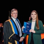 No Repro FeePictured at the recent Mary Immaculate College Awards Ceremony was Grace Murphy from Kilmallock, Co. Limerick, who received an Undergraduate Entrance Scholarship to the Bachelor of Education (Primary Teaching) programme at MIC. Pictured here with Professor Eugene Wall, President of Mary Immaculate College.The scholarship, valued at €2,000, was awarded on the basis of CAO points obtained in the Leaving Certificate Examination. The MIC Awards Ceremony, held in the Lime Tree Theatre, saw almost 150 students, graduates and alumni from MIC being recognised for their academic and other notable achievements with over €250,000 presented on the night in scholarships and bursaries.Pic. Brian Arthur
