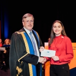 No Repro FeePictured at the recent Mary Immaculate College Awards Ceremony was Mary Campbell from Cappamore, Co. Limerick, who received a Saint Bonaventure Trust Prize at MIC Thurles. The Saint Bonaventure Trust was established in 2008 for the advancement of Catholic Theology at Mary Immaculate College. Pictured here with Professor Eugene Wall. The MIC Awards Ceremony, held in the Lime Tree Theatre, saw almost 150 students, graduates and alumni from MIC being recognised for their academic and other notable achievements with over €250,000 presented on the night in scholarships and bursaries.Pic. Brian Arthur