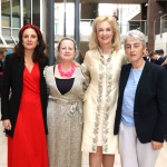Una Burns and Anne Cronin from Novas, with Dr Mary Ryan, University of Limerick, and Helen Culhane, Children's Grief Centre at the Midwest Empowerment and Equality Conference 2019 in University Concert Hall, Limerick on May 1st. Picture: Zoe Conway