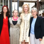 Una Burns and Anne Cronin from Novas, with Dr Mary Ryan, University of Limerick, and Helen Culhane, Children's Grief Centre at the Midwest Empowerment and Equality Conference 2019 in University Concert Hall, Limerick on May 1st. Picture: Zoe Conway