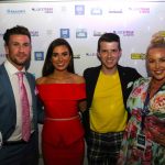 Pictured at the Miss Limerick and Miss Clare 2019 pageant in the Opium nightclub are judges Wayne Walsh, Mr Ireland 2018, Aoife O'Sullivan, Miss Ireland 2018, Mikie O'Loughlin, RSVP Showbiz Editor and Sinead O'Brien, Influencer. Picture: Conor Owens/ilovelimerick.