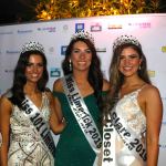 Pictured at the Miss Limerick and Miss Clare 2019 pageant in the Opium nightclub are Miss 101 Limerick 2019 Christina Alcazar Deverell, Miss Limerick 2019 Ciara O'Halloran and Miss Clare 2019 Emma Austin. Picture: Conor Owens/ilovelimerick.