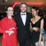 17/2/2018  Attending the Munster Heart Foundation Ball at the Strand Hotel were Alice Brennan, Hugo Dahn, City Centre and Inas Ragab, Dooradoyle.
Pic: Gareth Williams / Press 22
