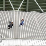 Na Piarsaigh GAA abseil fundraiser took place at Thomond Park on Saturday, May 25, 2024. Picture: Olena Oleksiienko/ilovelimerick