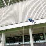 Na Piarsaigh GAA abseil fundraiser took place at Thomond Park on Saturday, May 25, 2024. Picture: Olena Oleksiienko/ilovelimerick