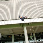 Na Piarsaigh GAA abseil fundraiser took place at Thomond Park on Saturday, May 25, 2024. Picture: Olena Oleksiienko/ilovelimerick