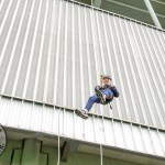 Na Piarsaigh GAA abseil fundraiser took place at Thomond Park on Saturday, May 25, 2024. Picture: Olena Oleksiienko/ilovelimerick