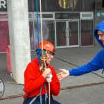 Na Piarsaigh GAA abseil fundraiser took place at Thomond Park on Saturday, May 25, 2024. Picture: Olena Oleksiienko/ilovelimerick
