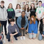 Pictured at the Narrative 4 Office on O'Connell Street for their weekly workshop are secondary students from across Limerick. Picture: Conor Owens/ilovelimerick.