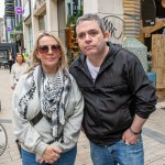 Over 1,000 people who gathered in support of assault victim Natasha O'Brien at a protest in her home city of Limerick to show solidarity. Picture: Olena Oleksienko/ilovelimerick