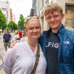 Over 1,000 people who gathered in support of assault victim Natasha O'Brien at a protest in her home city of Limerick to show solidarity. Picture: Olena Oleksienko/ilovelimerick