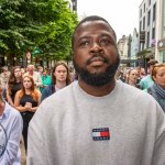 Over 1,000 people who gathered in support of assault victim Natasha O'Brien at a protest in her home city of Limerick to show solidarity. Picture: Olena Oleksienko/ilovelimerick