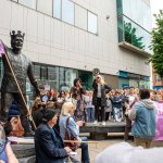 Over 1,000 people who gathered in support of assault victim Natasha O'Brien at a protest in her home city of Limerick to show solidarity. Picture: Olena Oleksienko/ilovelimerick