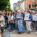 Over 1,000 people who gathered in support of assault victim Natasha O'Brien at a protest in her home city of Limerick to show solidarity. Picture: Olena Oleksienko/ilovelimerick