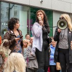 Over 1,000 people who gathered in support of assault victim Natasha O'Brien at a protest in her home city of Limerick to show solidarity. Picture: Olena Oleksienko/ilovelimerick