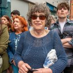 Over 1,000 people who gathered in support of assault victim Natasha O'Brien at a protest in her home city of Limerick to show solidarity. Picture: Olena Oleksienko/ilovelimerick