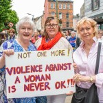 Over 1,000 people who gathered in support of assault victim Natasha O'Brien at a protest in her home city of Limerick to show solidarity. Picture: Olena Oleksienko/ilovelimerick