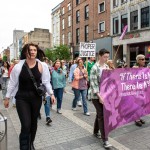 Over 1,000 people who gathered in support of assault victim Natasha O'Brien at a protest in her home city of Limerick to show solidarity. Picture: Olena Oleksienko/ilovelimerick