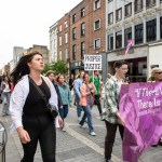 Over 1,000 people who gathered in support of assault victim Natasha O'Brien at a protest in her home city of Limerick to show solidarity. Picture: Olena Oleksienko/ilovelimerick