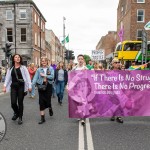 Over 1,000 people who gathered in support of assault victim Natasha O'Brien at a protest in her home city of Limerick to show solidarity. Picture: Olena Oleksienko/ilovelimerick