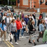Over 1,000 people who gathered in support of assault victim Natasha O'Brien at a protest in her home city of Limerick to show solidarity. Picture: Olena Oleksienko/ilovelimerick