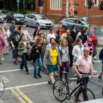 Over 1,000 people who gathered in support of assault victim Natasha O'Brien at a protest in her home city of Limerick to show solidarity. Picture: Olena Oleksienko/ilovelimerick
