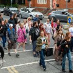 Over 1,000 people who gathered in support of assault victim Natasha O'Brien at a protest in her home city of Limerick to show solidarity. Picture: Olena Oleksienko/ilovelimerick