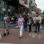 Over 1,000 people who gathered in support of assault victim Natasha O'Brien at a protest in her home city of Limerick to show solidarity. Picture: Olena Oleksienko/ilovelimerick