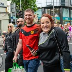 Over 1,000 people who gathered in support of assault victim Natasha O'Brien at a protest in her home city of Limerick to show solidarity. Picture: Olena Oleksienko/ilovelimerick
