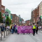 Over 1,000 people who gathered in support of assault victim Natasha O'Brien at a protest in her home city of Limerick to show solidarity. Picture: Olena Oleksienko/ilovelimerick