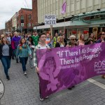 Over 1,000 people who gathered in support of assault victim Natasha O'Brien at a protest in her home city of Limerick to show solidarity. Picture: Olena Oleksienko/ilovelimerick