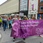 Over 1,000 people who gathered in support of assault victim Natasha O'Brien at a protest in her home city of Limerick to show solidarity. Picture: Olena Oleksienko/ilovelimerick
