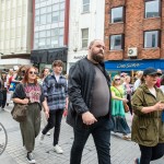 Over 1,000 people who gathered in support of assault victim Natasha O'Brien at a protest in her home city of Limerick to show solidarity. Picture: Olena Oleksienko/ilovelimerick