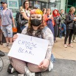 Over 1,000 people who gathered in support of assault victim Natasha O'Brien at a protest in her home city of Limerick to show solidarity. Picture: Olena Oleksienko/ilovelimerick