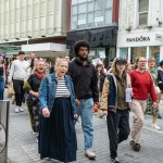 Over 1,000 people who gathered in support of assault victim Natasha O'Brien at a protest in her home city of Limerick to show solidarity. Picture: Olena Oleksienko/ilovelimerick