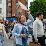 Over 1,000 people who gathered in support of assault victim Natasha O'Brien at a protest in her home city of Limerick to show solidarity. Picture: Olena Oleksienko/ilovelimerick
