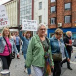 Over 1,000 people who gathered in support of assault victim Natasha O'Brien at a protest in her home city of Limerick to show solidarity. Picture: Olena Oleksienko/ilovelimerick